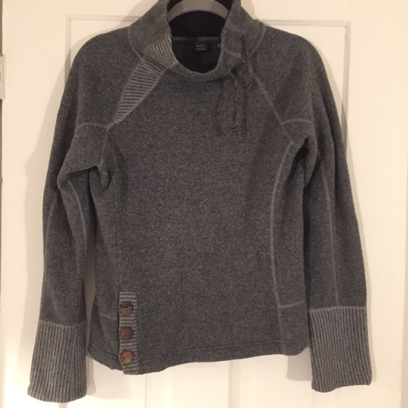 Prana Breathe Wool Turtleneck Sweater 